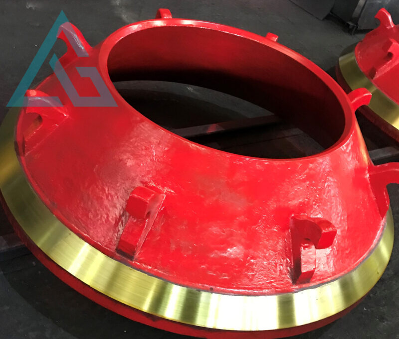Mining Machinery Mn22cr2 Mn18cr2 Cone Crusher Spare Parts Bowl Liner